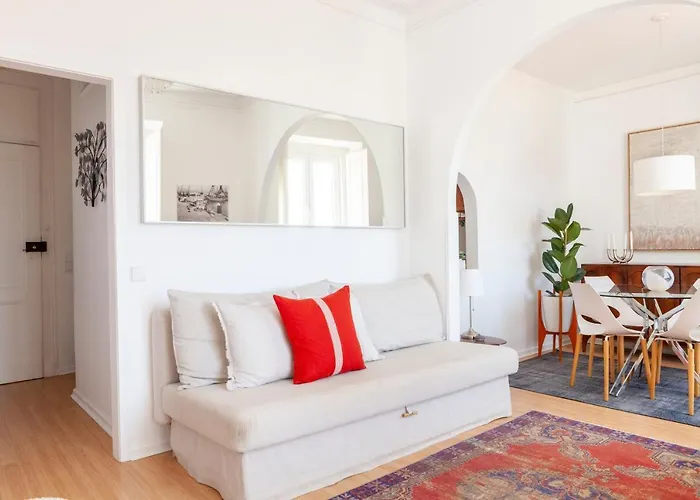 Alfama Amazing Scenic River And View Charming With 2 Bedrooms And Ac 19th Century Building Lägenhet